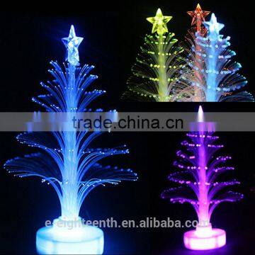 2016 Popular Colorful LED Fiber Optic Nightlight Christmas Tree Lamp Light Children Xmas Gift photo-2