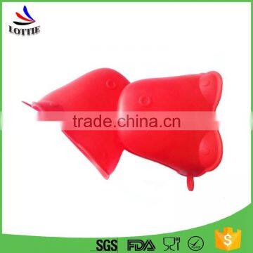 FDA Approved Silicone Mitts Heat Resistant Safety Silicone BBQ Gloves photo-6