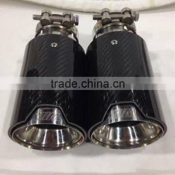 New Style Car Universal Carbon Fiber Exhaust Muffler Tip photo-3