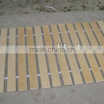 heze kaixin full natual poplar,birch king bed frame slats