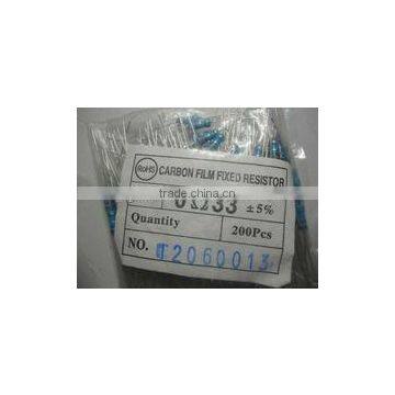 CARBON FILM FIXED RESISTOR 1/2W 0OHM33 0.125w/0.25w/0.5w/1w Current Sense Resistors - SMD