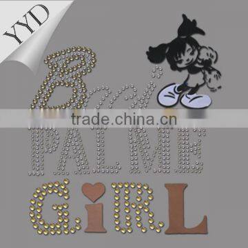 hotfix rhinestone heat transfer design