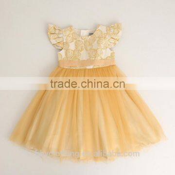 2017 New Style Dress Party for Kids Embroidery Girls Wedding Dress Ball Gown photo-2