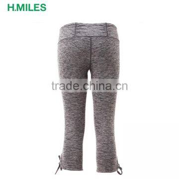 Women Slimming Slim Fit Quickdry Space Dye Fitness Capri Tight photo-2