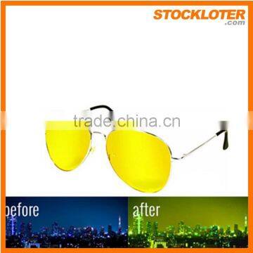 2015 Wholesale custom logo Night View Glasses Popular glasses stocklots, 150104b