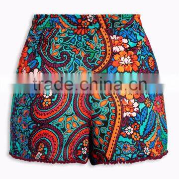 MGOO New Arrival Quick Dry Convertible Pants Custom Printed Tied With The Rope Shorts Women photo-4