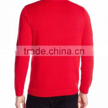 Men Red Sweater Words Pattern Christmas Souvenirs photo-2