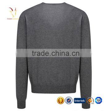 V-Neck Knitted Men Cadign Sweaters New Design Men Cashmere Sweater photo-2