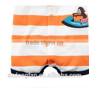 2016 New Fashion Design Carters Babies Costume Stripe Animal Printing Baby Girl Clothes Rompers From Guangzhou OEM Manufaturers photo-5