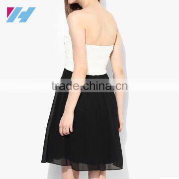 Fashion Woman Clothing Sleeveless Strapless Mini Party Dress Open Sexy Boobs Design photo-3
