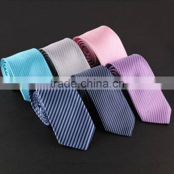 New design business high quality men stripe tie