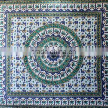 Hippie Tapestry Mandala Tapestry Color White