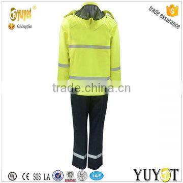 Fluorescent Hi-vis Durable Water-repellent Salable Raincoat photo-2