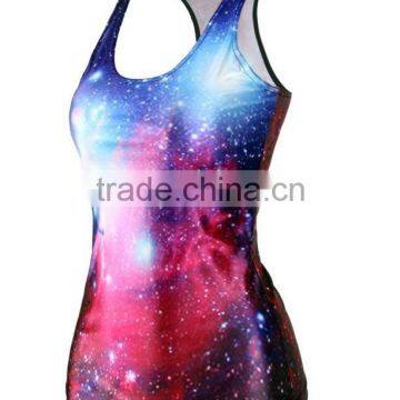 Women's Shining Sky Digital Printing Running Tank Top photo-2