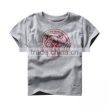 Wholesale Summer Cotton Short Sleeves Boys Kids Round Neck T-shirt photo-4