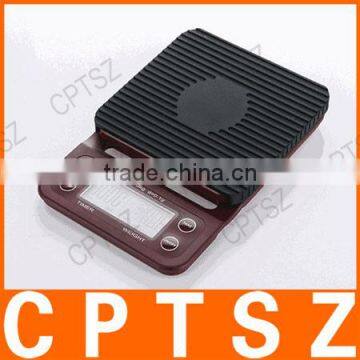 Coffee With Electronic Said Timing Function Of High Precision Electronic Kitchen Baking Bar Gram Electronic Scale/Timer Drip Cof photo-3