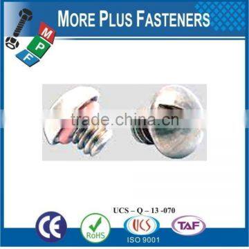 Made in Taiwan Flat Head Phillips Head Silicone Stainless Steel Slotted Round Machine Screw Self Sealing Screw photo-6
