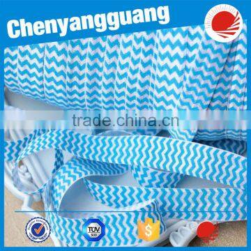 Printed Fold Over Elastic For Headband