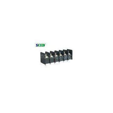 Black Barrier Type PCB Terminal Blocks 7.62mm Pitch , 300V 2P - 22P with UL, CE