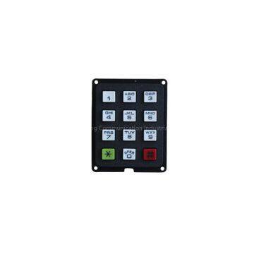 Vandalism Proof Waterproof Rugged Plastic Mini Numeric Keypad photo-2