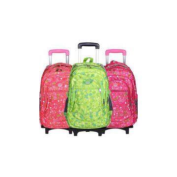 Nylon Trolley School Bakcpack, Trolley Backpack,CP15017