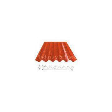 Red Wall Decoration metal roof panels building material YX35-125-750