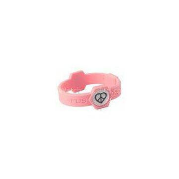 Non - Toxic Silicone Balance Bracelet , Printed Bracelets For Sport , 175 * 190 * 205mm