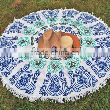 oversized microfiber round beach towel