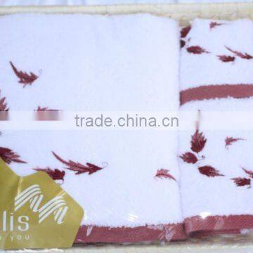 Embroidery Jacquard Nontwist Towel