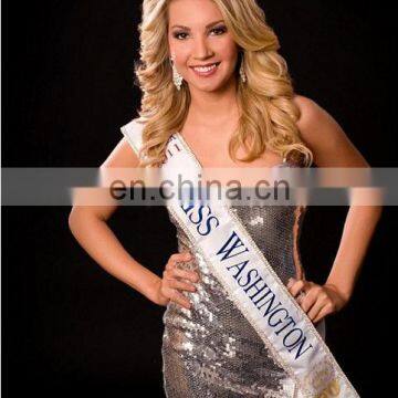 Cheap Satin Custom Sashes for Pageants