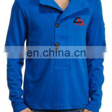 Mens Fashion Clothes Blue Sports Sweat Shirt Hoodies