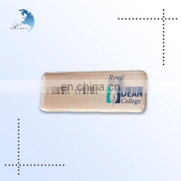 Promotional good quality metal label sticker