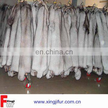 Wholesale natural blue fox skin