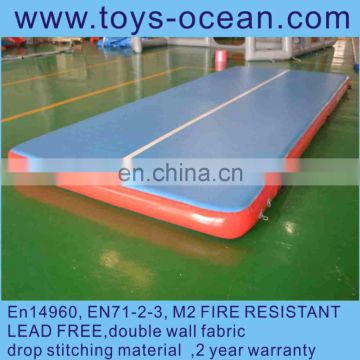 inflatable air gym track, inflatable gymnastics mat, tumbling air mat