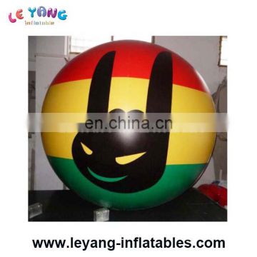 Colorful volleyball with printing logo for sport events