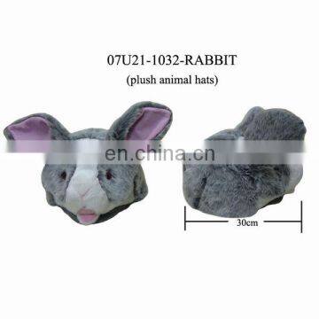 plush rabbit party hats