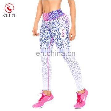 hot sale wholesale sublimation women yoga pants oem/ custom yoga pants 2017