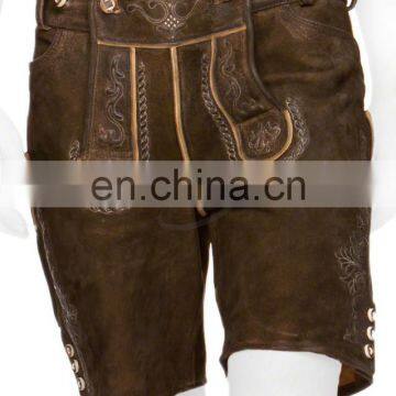 German Bavarian Oktoberfest Trachten Men Short Kurze Lederhosen (Traditional Wear)