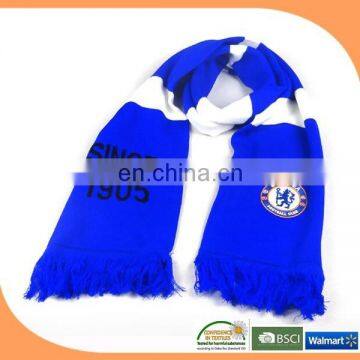 Acrylic football scarf knitting pattern/ football scarf knitted