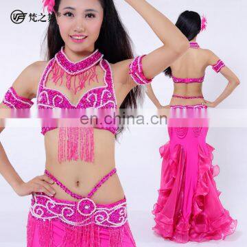 Beading Tassel Sequins Sexy Austrial Bellydance Costumes photo-3