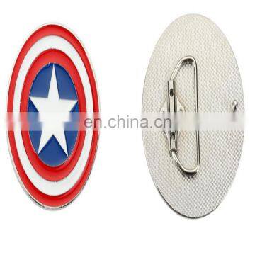 Cheap custom logo metal belt buckle no minimum