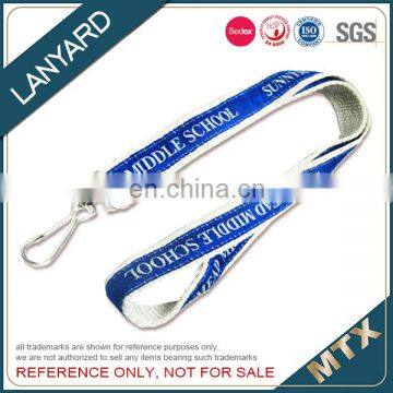 Double layers lanyard with custom logo mark