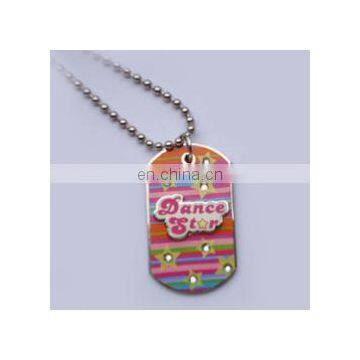 Custom Logo Printed Gold Metal Blank Dog Tag photo-5