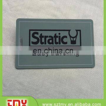 OEM Custom Fashion Design Colorful PVC Luggage Tag photo-5