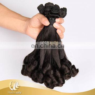 top 6A full cuticle human hair extension virgin brazilian remy hair spiral curl