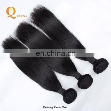 Unprocessed remy human hair Brazilian straight hair extension