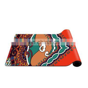 professional full 4c digital custom printed natural rubber yoga mat