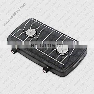 China Mainland Portable Butane 2 Burner Gas Stove