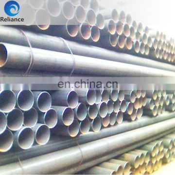 ISO9001 standard ERW weld black carbon steel pipe price per ton