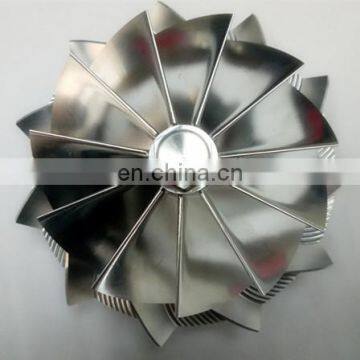 GTB4718 451948-0019 88.00/117.55m 11+0 blades high performance turbo billet/milling/aluminum 2618 compressor wheel